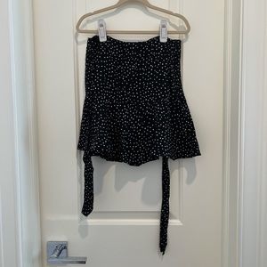 Polka dot skort